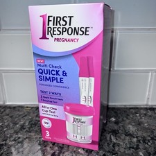 First Response Multi Check Quick  Simple Pregnancy Test Kit, 1 EasyCup, 2 Rapid