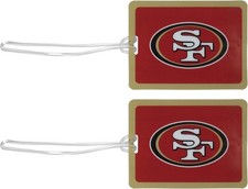 San Francisco 49ers Vinyl La Tag,Red