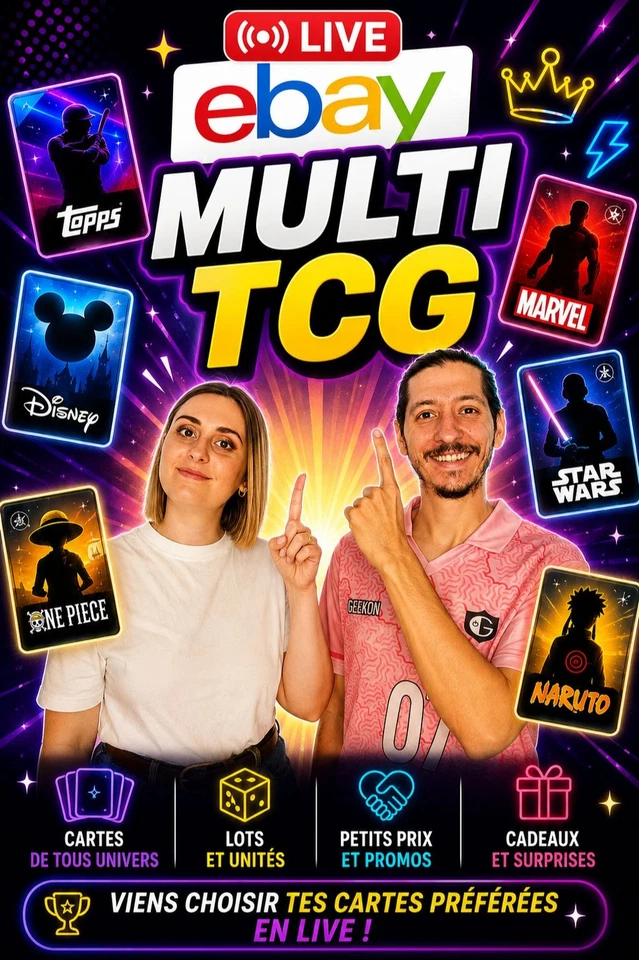 Live Multi TCG | Topps , Disney , One Piece , Naruto , Manga ...