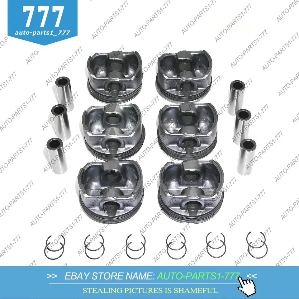 Juego de anillos de pistón OEM STD Φ84 mm para BMW 330Ci X5 Z4 E46 X3 E36 E85 M54B30 3,0 L Foto 3 de 4