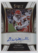 2021 Panini Select Signatures White Prizm 46/50 Darrel Williams Auto rf2