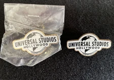 Rare: New Universal Studios Hollywood  Pin, black on white in gold frame, VIP!
