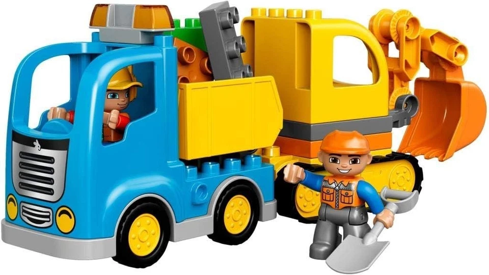 Lego Duplo 10812 la pelleteuse et le camion de chantier complet - Photo 3/4