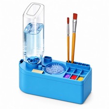 Pinselreinigungsstation platzsparend mischpalette mit pinselhalter pflegeleicht