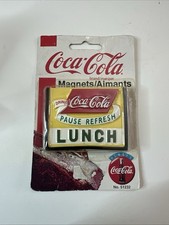 Vintage Drink Coca-Cola Pause Refresh Lunch Refrigerator Magnet - New & Sealed!
