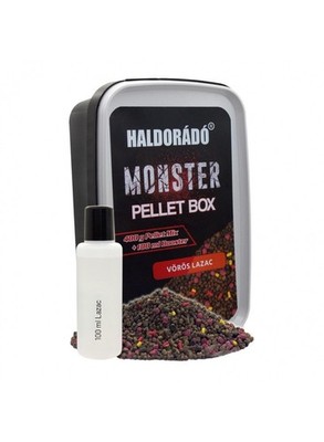 Haldorado Monster Pellet Box Red Salmon 400g Karpfen Pellets