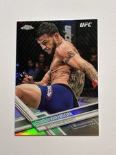 2017 Topps UFC Chrome Cub Swanson Silver Refractor Card #46