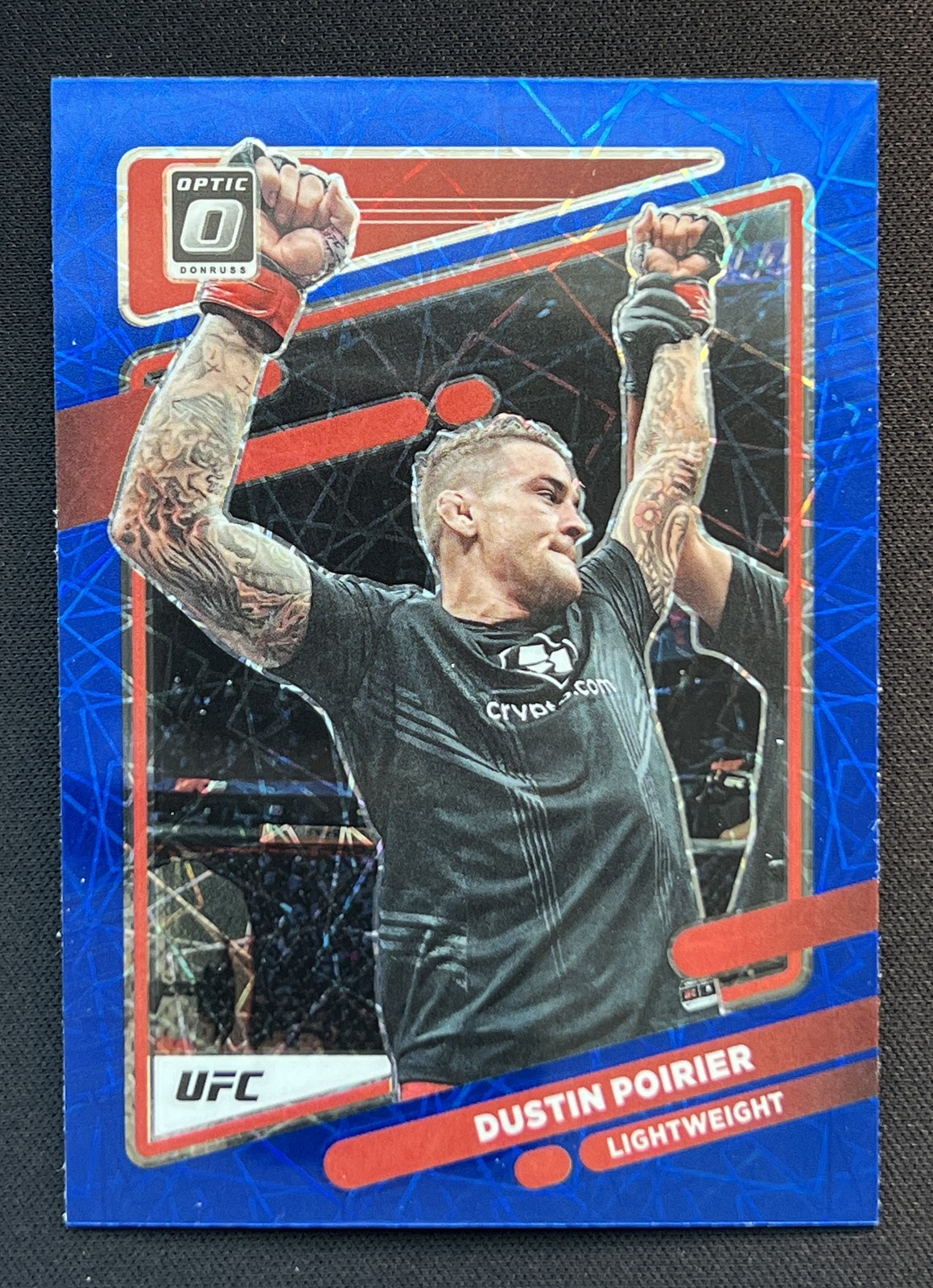 Dustin Poirier 2022 Donruss Optic UFC Blue Velocity #2