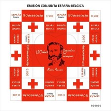 Espagne 2013 Edifil 4828 timbres ** MP90 Fondation Croix-Rouge Portrait Henri...