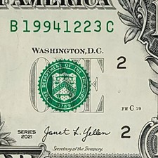 Birthday Anniversary Note December 23 1994 One Dollar Bill 12 23 1994 19941223 Birthday Anniversary Note December 23 1994 One Dollar Bill 12 23 1994 19941223
