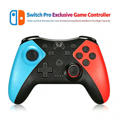 Wireless Controller Bluetooth Gamepad 1000mah Batt Compatible Nintendo Switch