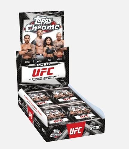 2026 Topps Chrome UFC Factory Sealed Hobby Box