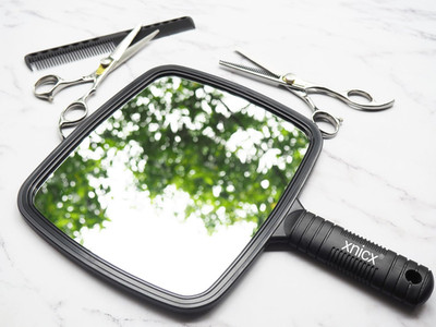 Handspiegel Profi Handspiegel Make-up Friseure Rasur Salon Spiegel...