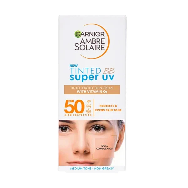Garnier Cream/Light Ambre Solaire Tinted Bb Super Uv Spf 50 50Ml - Medium Tone - Image 3