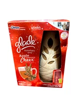 Glade Automatic Spray Kit Apple Cinnamon Cheer Winter Collection New Sealed