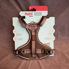 HALTI Anatomy Dog Harness Grey Complete Freedom Of Movement Grab Handle