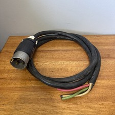 Hubbell CS-8365C Twist Lock Male plug 50 Amp 250V 3P 4W With Cord 8/4 SO