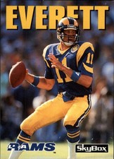 1992 SkyBox Impact #7 Jim Everett Card