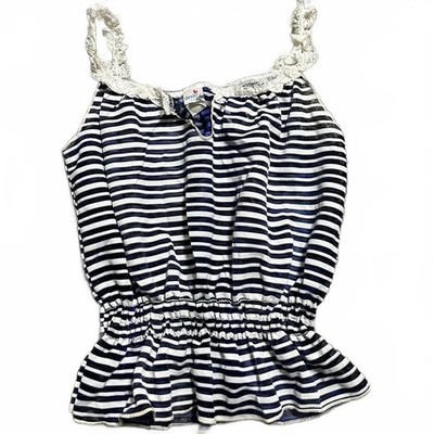 Destiny USA Vintage Stripped Sheer Tank Size M