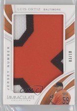 2019 Panini Immaculate Jumbos Jersey Number 3/10 Luis Ortiz #IJ-LO b8h
