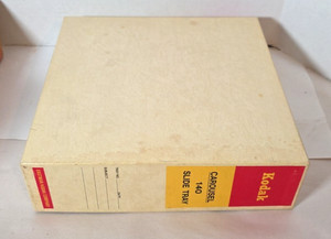 Vintage Kodak Carousel 140 Slide Tray With 35mm Travel Slides