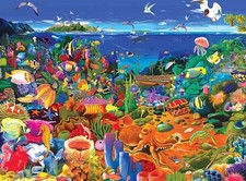 Amazing Coral Reef   1000pc Jigsaw Puzzle 20"x27" 