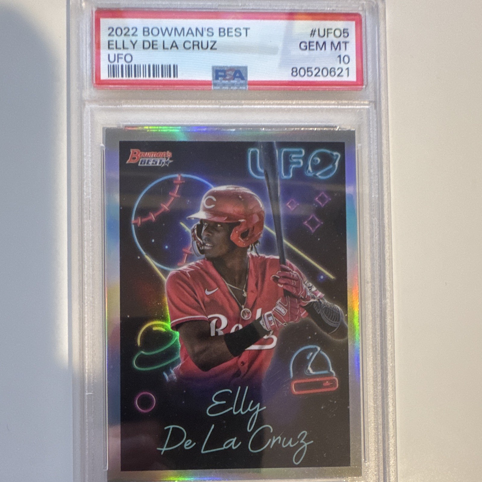 2022 Bowman's Best - Bowman Ufo Elly De La Cruz #UFO-5 (RC) PSA 10