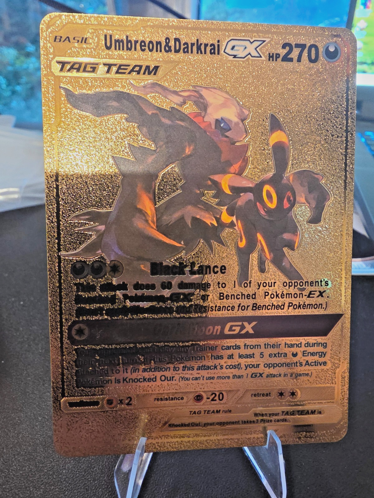 Umbreon & Darkrai-GX Tag Team Pokémon Card