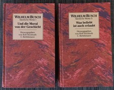 Wilhelm Busch.Sämtliche Werke, 2 Bde.,Hrg. Rolf Hochhuth,incl. Skizzen u. Bilder