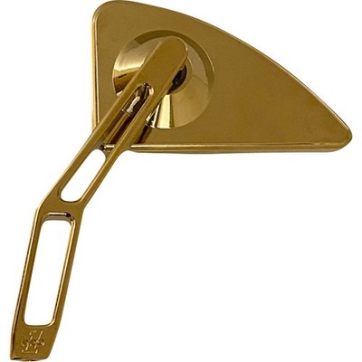 Pro One Mini Tear Drop Billet Mirror - Left - Gold 102120TIN