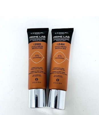 L Oreal Prime Lab Advanced Derm Primer Dullness Reducer 1oz NEW set of 2