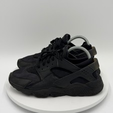 Nike Air Huarache Sneakers Men 9 Triple Black Athletic Comfort Running Shoes