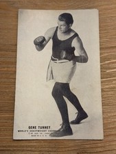 Vintage 1920's Gene Tunney Boxing Postcard, World Heavyweight Champion