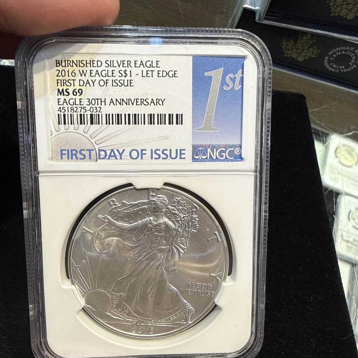 American Eagle MS 69 Graded 2016 Silver Bullion Coins for sale | eBay