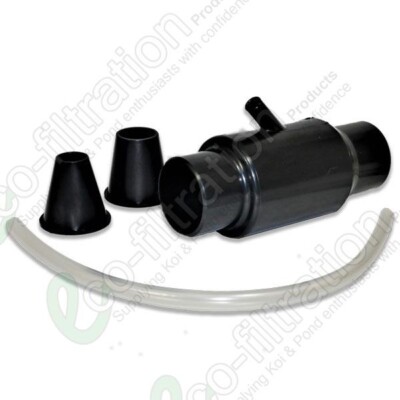 SCHWARZ VENTURI KOI AQUA-JET BELÜFTER FISCHTEICH TANK FILTER ARMATUR