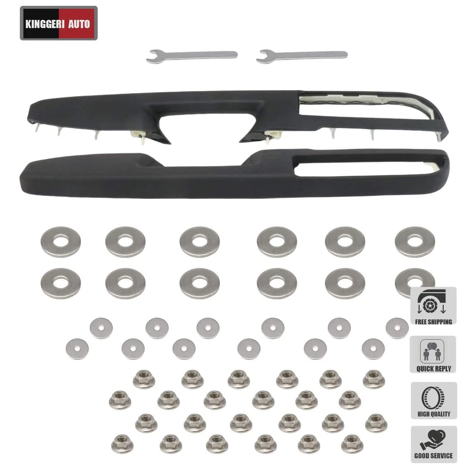 Reparación reposabrazos puerta negro delantero derecho y derecho apto Chevrolet Suburban 1500 2010-2014 Foto 2 de 4