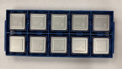 VINTAGE & NEW AMD-K6-2+/450ACZ CPU 2.0V CORE / 3.3V Socket 7 Gold Pin 2000 made