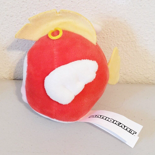 4 Super Mario Kart BLOOPER, GREEN MUSHROOM, MARIO, CHEEP CHEEP Stuffed Plush - Picture 3 of 10