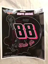 Dale Earnhardt Jr. 88 Vinyl Decal 5 " x 5 " Pink Black