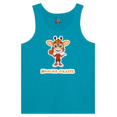 Munchie Giraffe Basketball Premium Unisex Tank Top