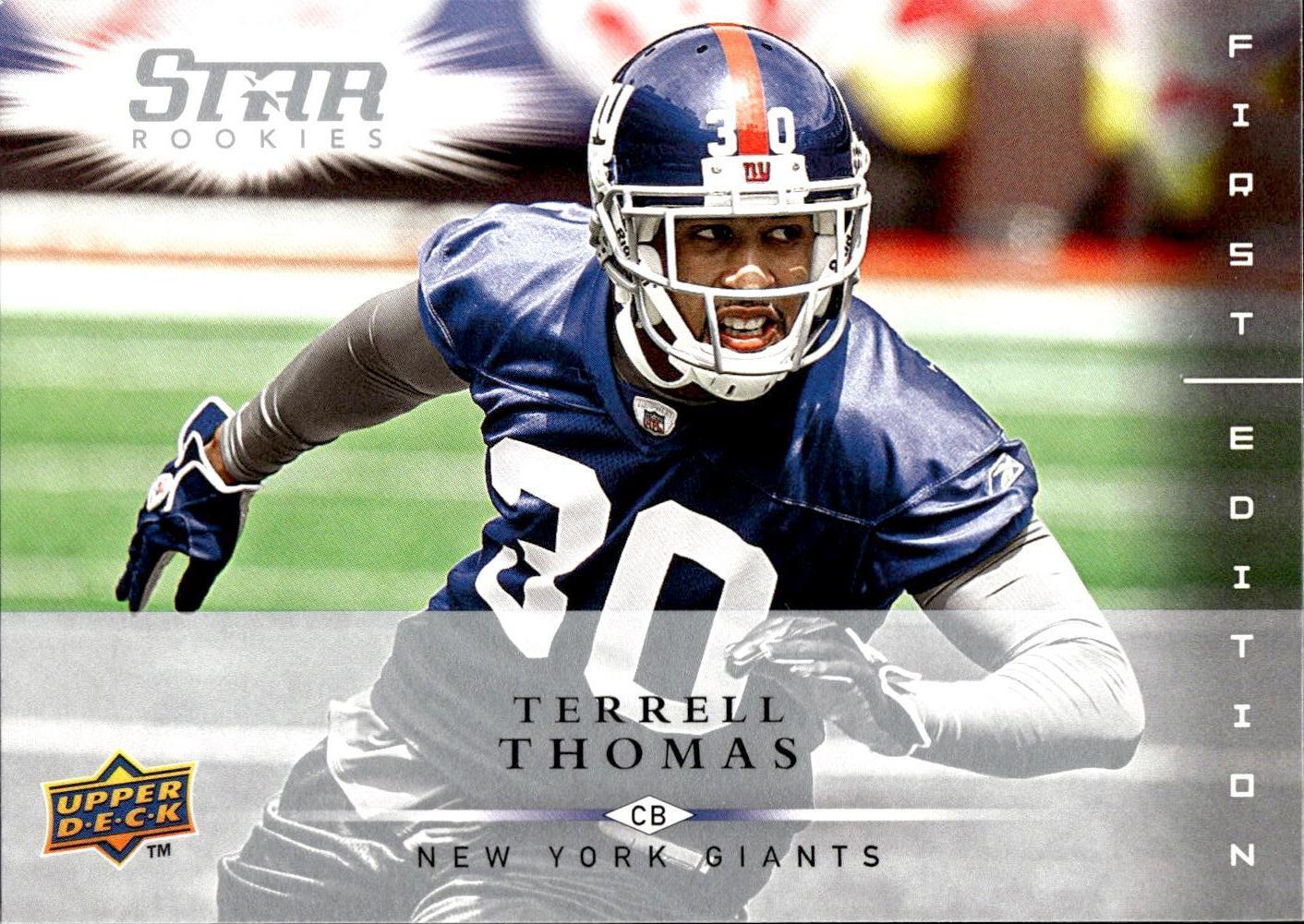 2008 Upper Deck First Edition #194 Terrell Thomas