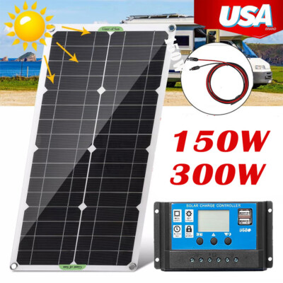 300W Solar Panel High Efficiency Module PV Power for Battery Charging Car,Home