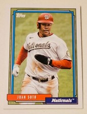 2021 Topps Update Series - 1992 Topps Redux - Juan Soto - #T92-49