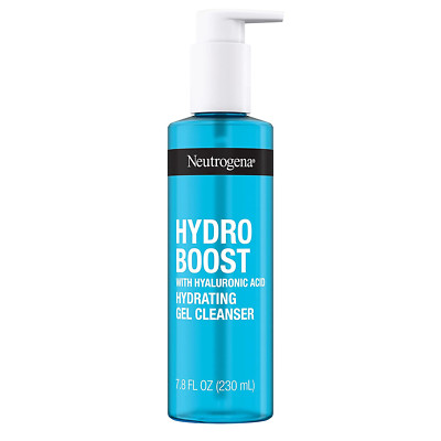 Hydro Boost Facial Cleansing Gel, Hydrating Gentle Face Cleanser and Makeup Remo