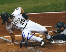 Signed 8x10 JOHN JASO PITTSBURGH PIRATES Autographed photo- COA 