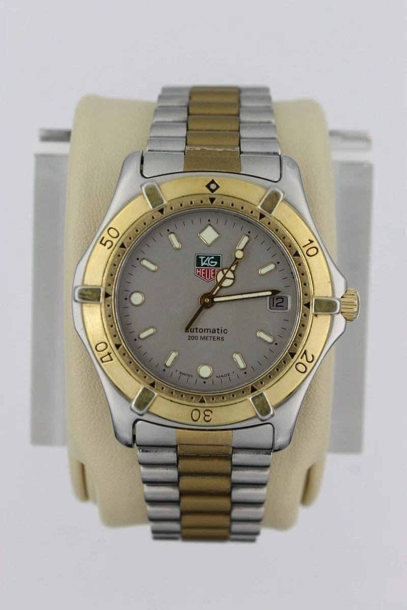 Tag Heuer 665.006 BB0304 Mens Watch Gold Silver 2000 Automatic