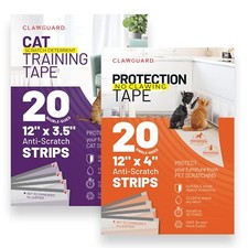 Bundle Pack   Scratch Protection Tape 20 Single Sided Strips and Cat Training...