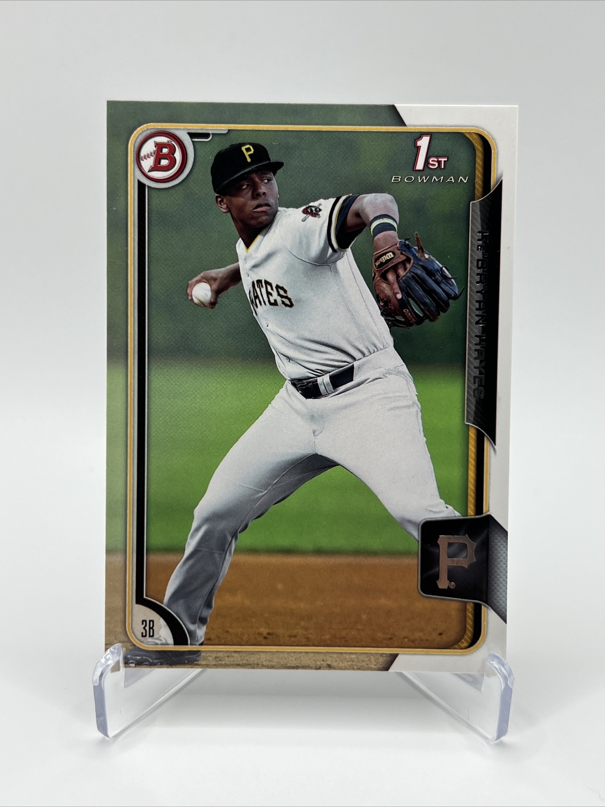 KE’BRYAN HAYES 2015 1st Bowman Draft Paper Rookie RC #137 - Pirates