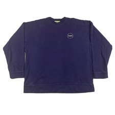Vintage Viacom Long Sleeve Navy Blue Shirt One Size Made In USA See Measurements