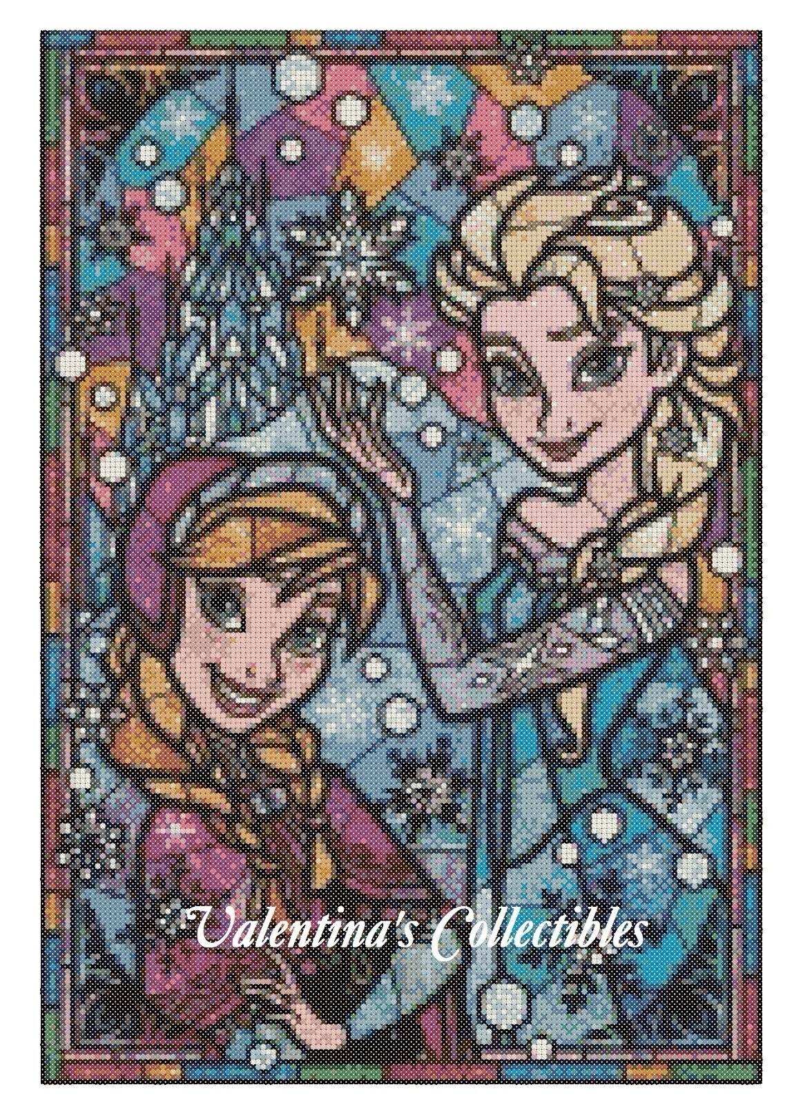 Patrones de un solo punto de cruz Disney media